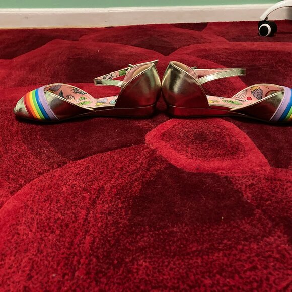 Iron Fist Over It Gold Rainbow Sandals sz US 9 EU 40 - Picture 7 of 7